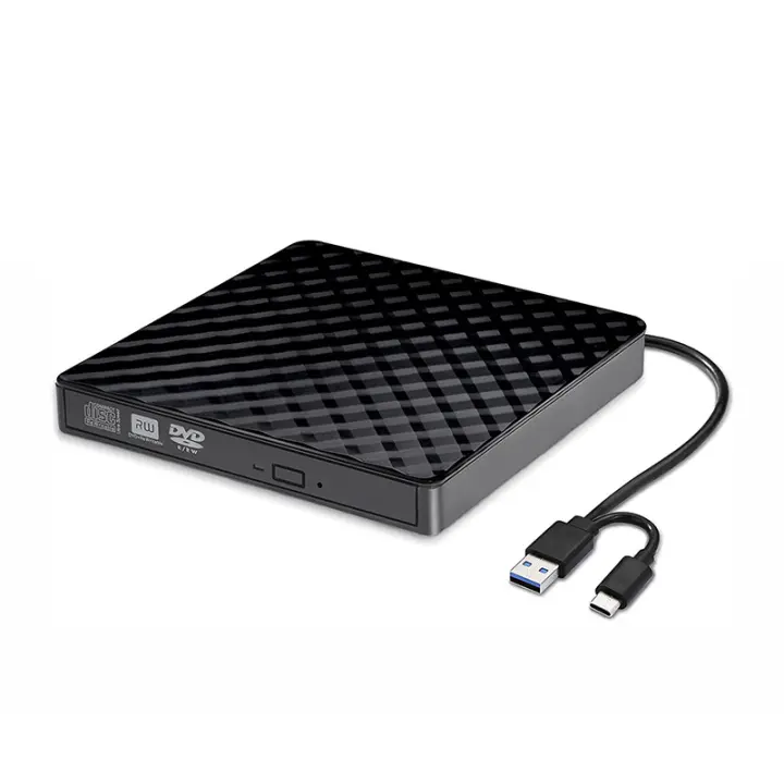 Lector DVD/CD Externo USB 3.0 y Type-C, Grabadora DVD/CD Externa - 1