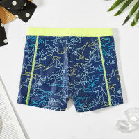 Bragas De Natación Para Niños Verano Secado Rápido Azul Traje De Baño De Poliéster Talla Verdadera Para Niños - details 1