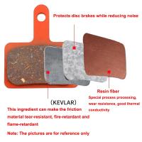 Freno De Disco Para Bicicleta Mtb Resina Pala De Freno Para Shimano M375 M445 Mt200 Bb5 Bb7 Mountain Road Hydraulic Disc Brake Pads - details 2