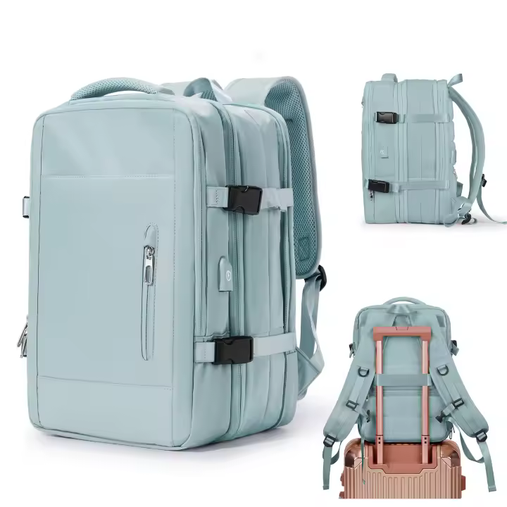 Mochila de viaje para ordenador portátil de 17,3 pulgadas para hombre y mujer, bolsa de cabina de negocios, mochila táctica de gran capacidad, equipaje de mano Easyjet - 1