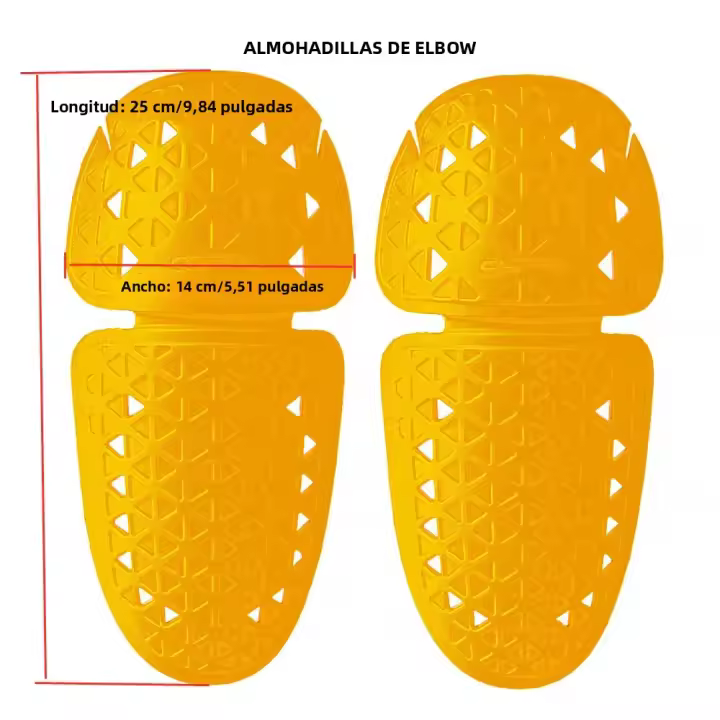 Protección Para Moto CE Nivel 2 Certificada Insertos Universales De Guardia Protectora Para Espalda Codos Y Hombros Para Chaqueta De Moto - 1