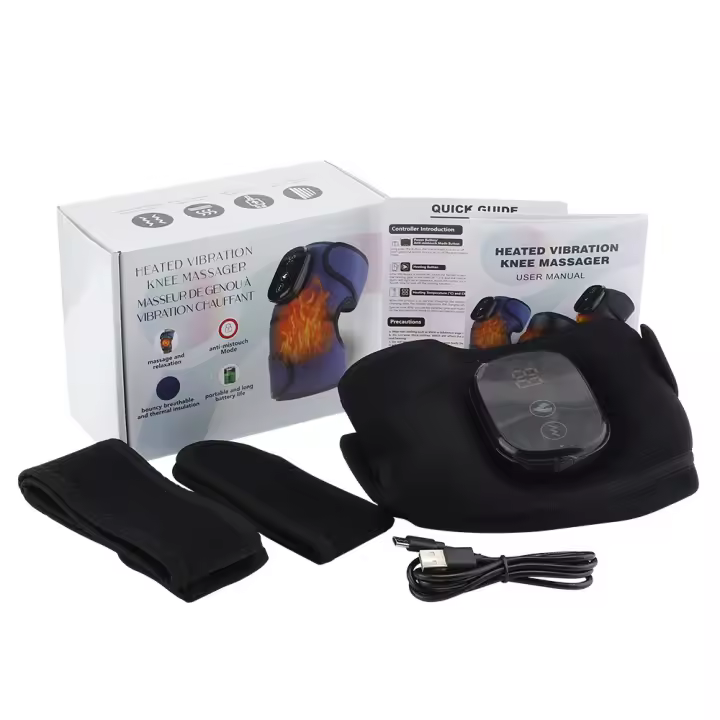 Nuevas rodilleras calefactoras eléctricas con batería de gran capacidad para calefacción doméstica, masaje vibratorio, rodilleras y hombros. - 1