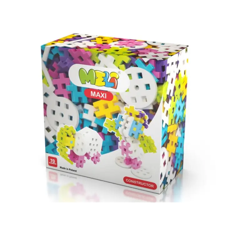 MELI MAXI PASTEL CONSTRUCTOR 70 PIEZAS - 1