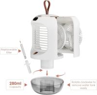 Aire Acondicionado Portátil 4 en 1, Mini Enfriador de Aire with 3 Velocidades, Luz Nocturna, 180 ° Oscilante, Humidificador - details 0