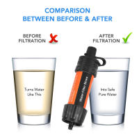 Filtro De Agua Portátil Para Exteriores Suckercamino Sistema De Filtro De Agua Para Emergencias Purificador De Bebida Herramientas De Supervivencia Para Camping Y Senderismo - details 3