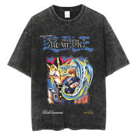 Camiseta De Algodón Japonés Vintage De Verano Con Impresión De Anime Yu Gi Ou Harajuku Estilo Callejero Hip Hop Para Hombres - details 2