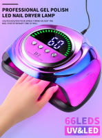 Lámpara De Secado De Uñas Profesional Con 66 LED Y Sensor Automático Para Gel De Uñas UV Herramienta De Salon De Uñas Con Base Removible - details 0