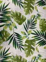 No Application Tela Loneta Estampado por Metro - Hojas Tropical - details 0