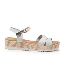 TINA KIZ 5693 HIELO Sandalias plataforma mujer 35153 25V SANDALIA PALA CRUZADA PLATAFORMA HIELO - details 2