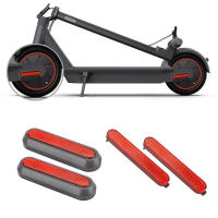 Cubierta de rueda reflectante para patinete eléctrico xiaomi carcasa protectora delantera y trasera, Reflector nocturno de seguridad - details 4