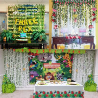 Guirnalda De Navidad Artificial De Seda Verde 210Cm Vino De Hojas Y Ramas Para Decoración De Hogar Bodas Y Baños Jardín - details 13