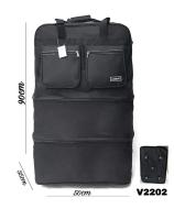 HOGARISIMO Bolso de viaje extensible con ruedas ,bolsa de viaje plegable con ruedas contiene una capacidad aproxidamente de 30 a 50 kg - details 4