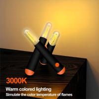 Lámpara De Camping Recargable LED Con Modos De Luz Simulados Chispa Bonfire Para Noche Patio Jardín Fiesta Senderismo Hogar - details 2