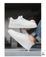 Zapatos De Cuero PU Sólidos Para Hombre Zapatillas De Moda Casual De Plataforma Trendy Student Cuero Artificial Lujo Zapatos De Primavera/Otoño - details 4
