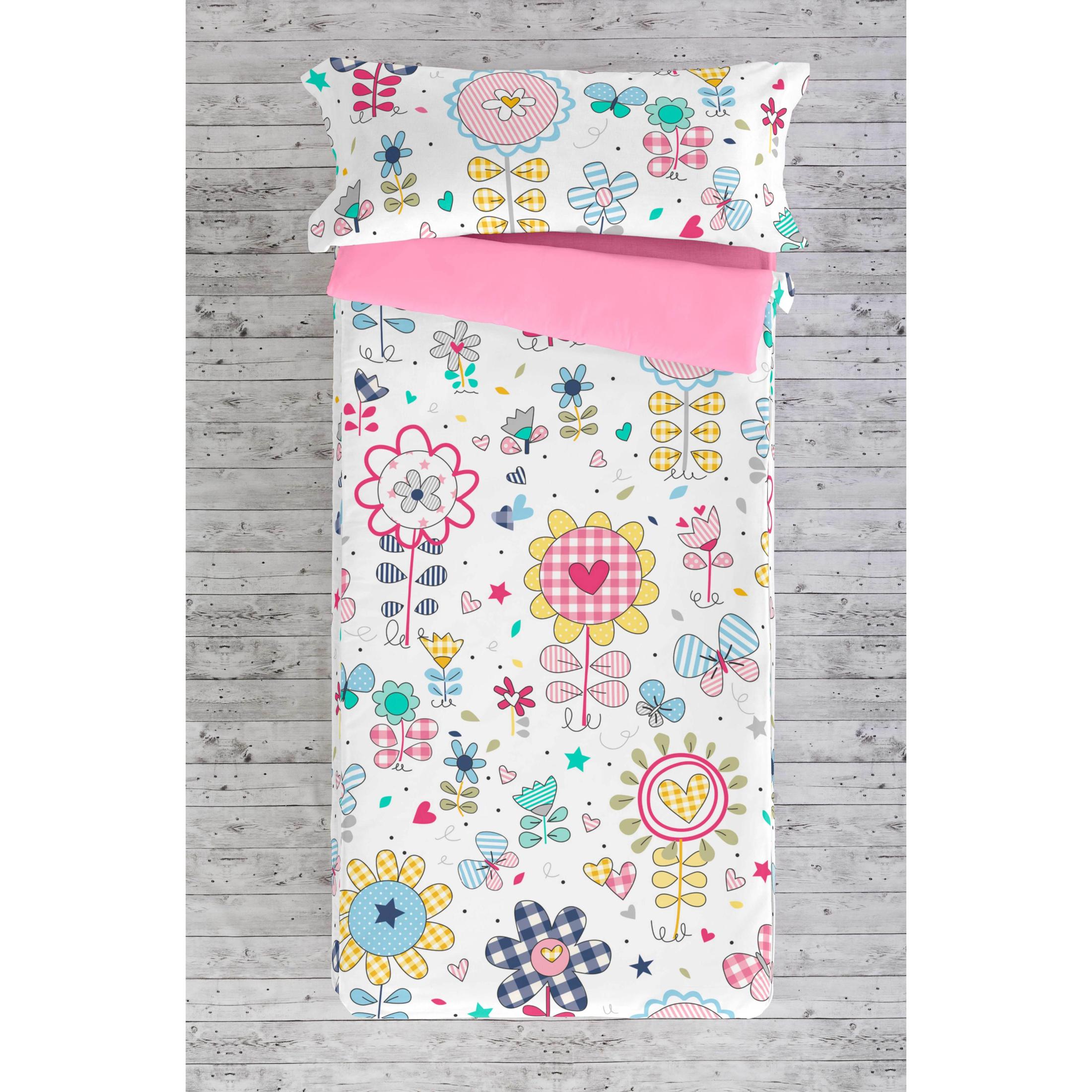 SACO NORDICO INFANTIL 100% ALGODÓN CON RELLENO ALGODÓN VICHY SPRING COOL KIDS FABRICADO EN ESPAÑA