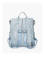 Mochila de verano para mujer, nueva, de PU, multifuncional, antirrobo, de un solo hombro, tipo mensajero, bolso de viaje - details 7