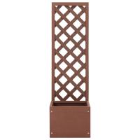 vidaXL Jardinera enrejada WPC 40x30x135 cm - details 0