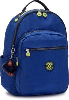 🎒 MOCHILA KIPLING SEOUL – COLOR BLUE INK. TAMAÑO GRANDE. - details 4