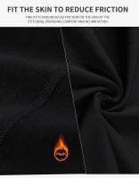 Leggings Calientes Para Hombres Conexión De Corrección De Compresión Y Alta Elasticidad Pantalones De Entrenamiento De Peluche - details 2