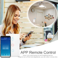 Interruptor De Pared Inteligente WiFi Tuya App 1/2/3 Ganas Sin Cable Neutro Luces LED Controladas Por Alexa Y Google Home - details 6