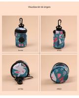 Dispensador de bolsas de paseo para perros, diseño redondo de 8.5*5cm - details 2