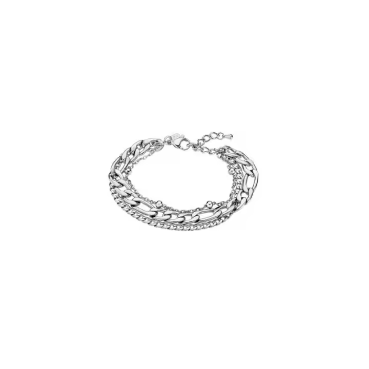Pulsera Lotus Style LS2339-2/1 Mujer - Acero Inoxidable Plateado, Cadena Triple - 1