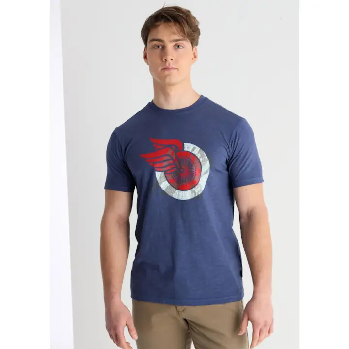 Camiseta Estampado Combinado Tricolor Lois - 1