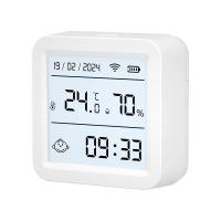 Sensor De Temperatura Y Humedad Inteligente WIFI Tuya Con Luz Trasera Soporte Alexa Google Assistant Para Vida Smart Life - details 16