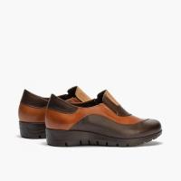 Mocasines y náuticos mujer PASODOBLE 2701-05 ZAPATO PIEZAS MARRON-CUERO-TAUPE 29824 23I - details 3