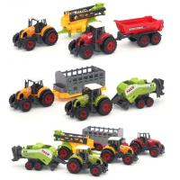 Modelo De Camión De Granja Miniatura En Aleación De Latón Para Jóvenes Hombres Set De Carrocería De Tractor De Fábrica Colección De Juguetes Educativos Para Niños - details 5