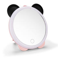 Espejo De Vestíbulo Con Luces LED Panda Lindo Luz De Maquillaje USB Para Mesa De Vestir Lámpara Cosmética Flexible Portátil - details 2