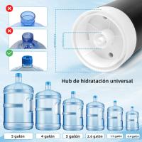 Dispensador De Agua Automático Sin Cable Recargable USB Botella De Agua Eléctrica Para Oficina Y Escuela Color Plástico - details 2
