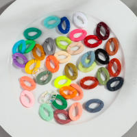 30pcs Cuentas De Acrílico Geométricas Solas En Color Para Hacer Pulseras Collares Cadenas De Gafas Accesorios De Joyería DIY De 20x30mm - details 7