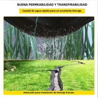 Tela De Control De Malas Hierbas PE Tejida 16.4 Pies/32.8 Pies Para Plantas Anti Grama Suelo Permeable Para Riego Jardín De Invierno - details 4