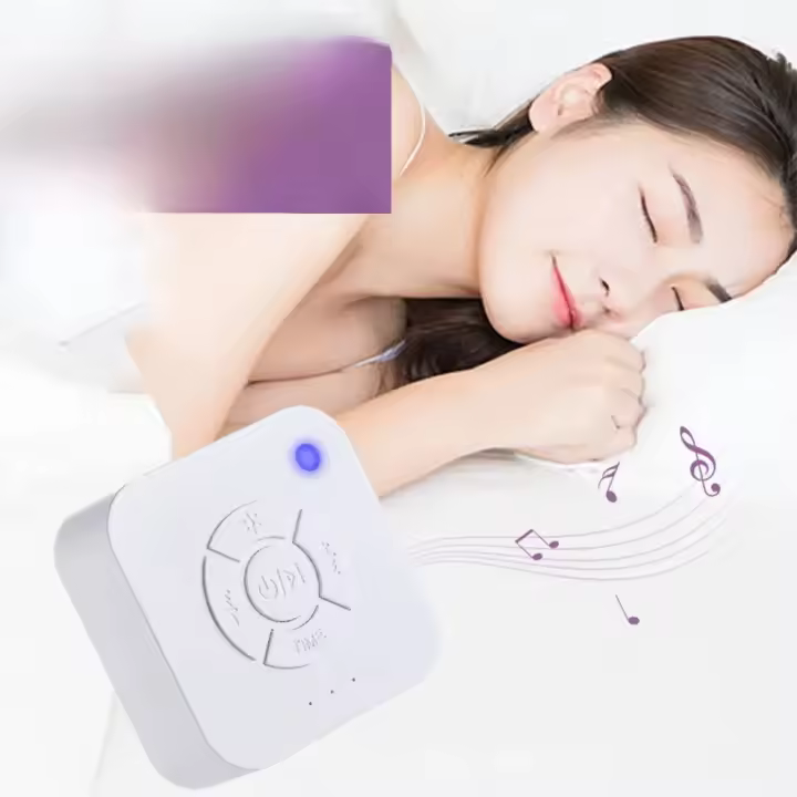 Mini Máquina De Ruidos Blancos Con 9 Sonidos Relajantes Y Luz Respiratoria Timer Carga Type-C Para Bebés Adultos Viajes Soporte Del Sueño - 1