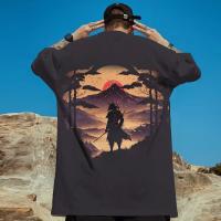 Camiseta Retro Para Hombres Con Estampado De Samurai 3D Manga Corta Verano Camisetas Casuales Top Oversize Para Hombres Nuevo 2024 - details 11