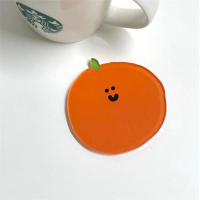 Taza De Acero Inoxidable Con Diseño De Sonrisa Cartoon Resistente Al Calor Tapete De Acrílico Para Copas Y Tazas Tapete De Posar Para Bebidas Y Comida - details 2