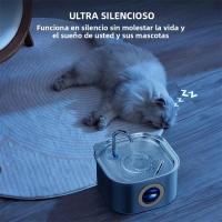Fuente De Agua Para Mascotas SINGWEDA 304 Acero Inoxidable 3.2L 108oz Auto Filtro Silencioso Para Gatos Alimentador Automático - details 2