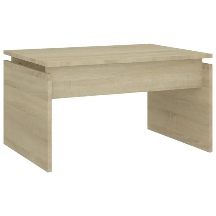 Mesa de Centro Madera contrachapada Roble Sonoma 68x50x38 cm - 1