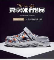 Sandalias Casuales Para Hombre Verano 2024 Plana Mocasines De Playa Estilo Crocs Suave Clog Moda Leisure Transpirable - details 1
