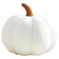 Cojín De Tofú De Algodón Suave Y Suave En Forma De Calabaza 3D Para Decoración De Halloween Cojín Para Sofá Y Dormitorio Estilo Otoño - details 0