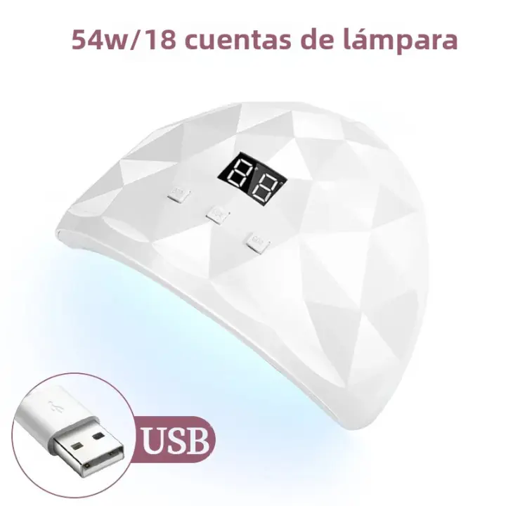 Luz UV Para Uñas LINMANDA 88W Con 18 LED Y 3 Configuraciones De Tiempo Para Manicura Profesional Uso Doméstico Y Viaje - 1
