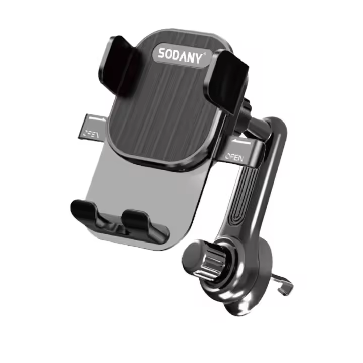 Soporte de teléfonos móvil para coche,SANDA,fijación de rejilla de ventilación de aire,rotación estable 360 grados,gravedad,para el móvil con tamaño de pantalla  de 3.5''--6.7'' - 1