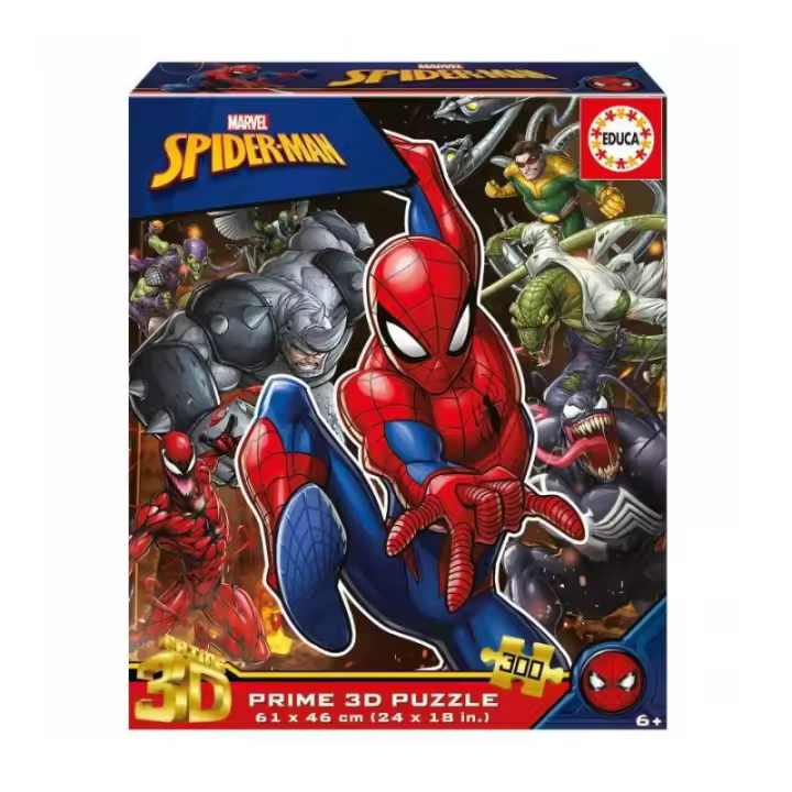 PUZZLE PRIME 3D 200 PIEZAS SPIDERMAN DE EDUCA - 1