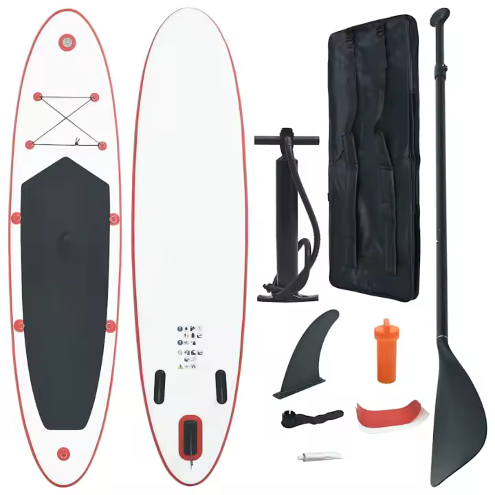 vidaXL Juego de Tabla de Paddle Surf Hinchable Remo Diversión Mar Color Verde,  Negro,  Azul y mas - 1