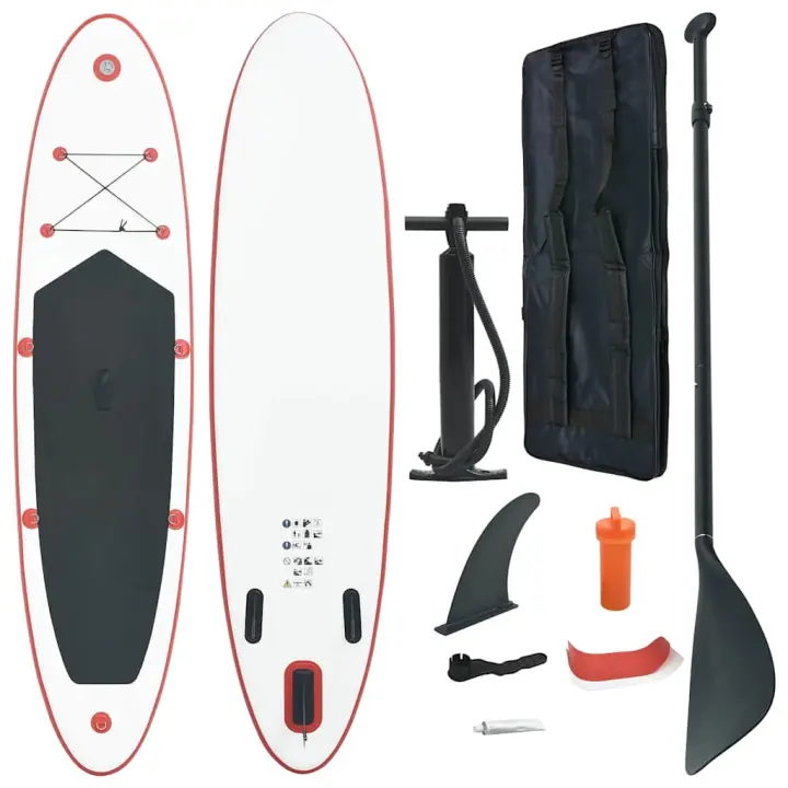 vidaXL Juego de Tabla de Paddle Surf Hinchable Remo Diversión Mar Color Verde,  Negro,  Azul y mas - 1