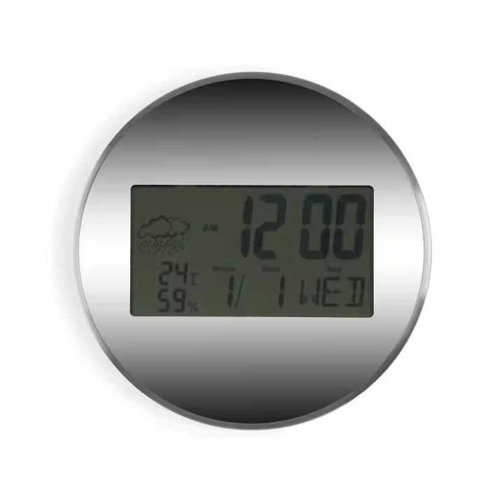 Reloj de Pared Versa Plástico Minimalista 4,1 x 30 x 30 cm - 1