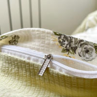 Juego de Funda Nórdica 4 Piezas-Ropa de Cama Algodón Lavado con Jacquard Elegante-Tacto Extra Suave, Varios Tamaño Disponible - details 4