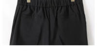 Pantalones Casuales Para Hombre Con Cintura Elástica Y Pierna Delgada Estilo Coreano Pliegues Ajustados Pantalones De Chaqueta Trenzados Callejeros - details 25