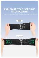 GOBYGO 1 Par De Protección De Braza Deporte Manga De Compresión Para Voleibol Baloncesto Soporte De Muñeca Entrenamiento Y Prueba Tamaño S/M L/XL Colores Negro/Azul/Naranja Rojo - details 9